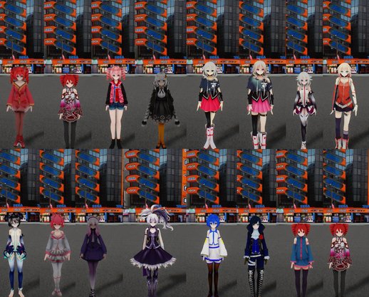 Vocaloid - MMD [Skin Pack]