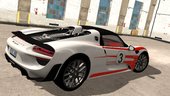 Porsche 918 Spyder Weissach Package (SA lights) for mobile