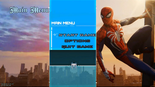 Marvel's Spider-man PS4 Menu Mod