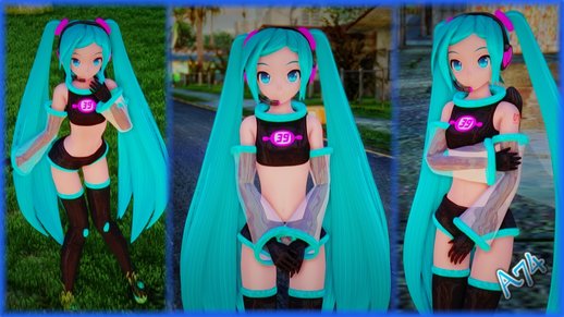 PDFT Hatsune Miku Space Chanel 39 + Animated Face 