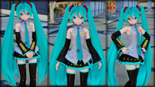 PDFT Hatsune Miku + Animated Face (Beta)