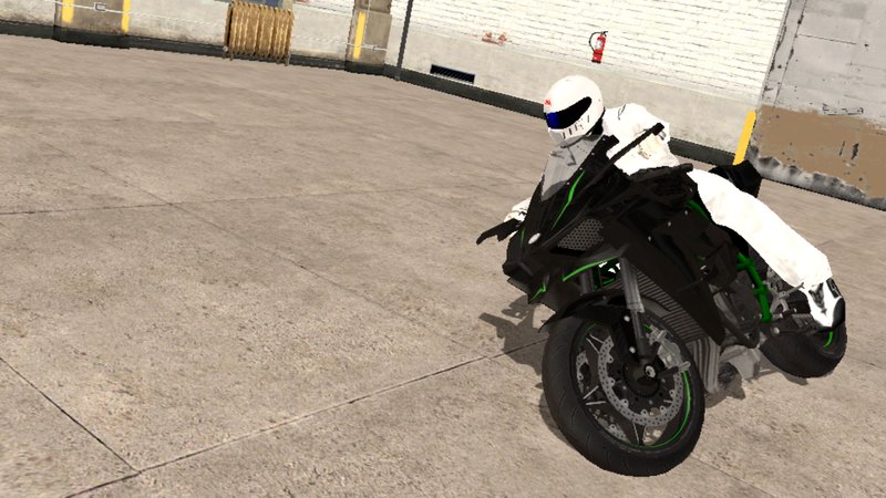 Download Kawasaki Ninja H2R 2015 for GTA San Andreas (iOS, Android)