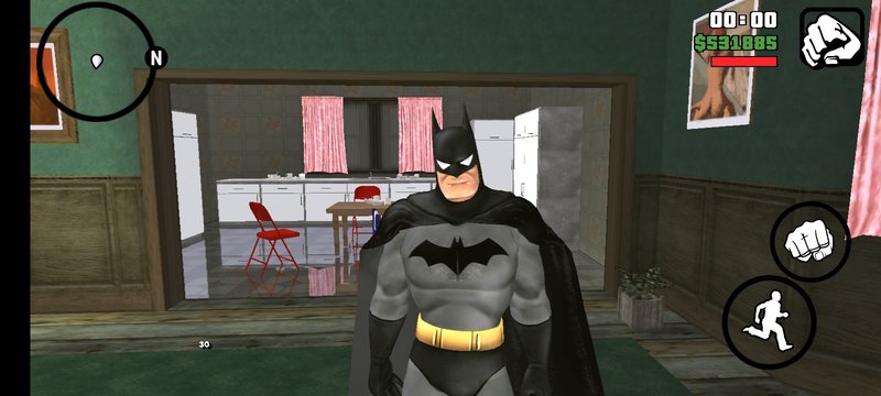 GTA San Andreas Batman Vengeance Animated for Mobile Mod 