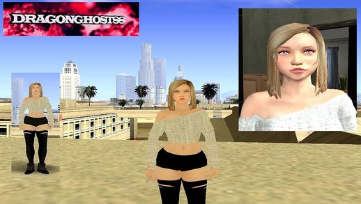 Parasit3 City Blonde Girl Skin