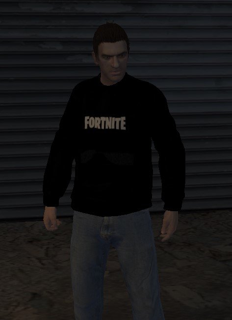 Fortnite Black Sweater