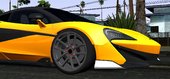 Mc'Laren 600LT Widefenders for Mobile