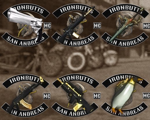 Ironbutts MC Weapon Iconpack