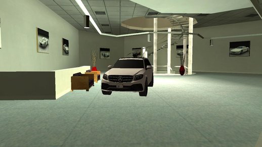 2017 Mercedes Benz GLS Lowpoly