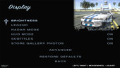 Menu HD Universe GTA Vehicles style  + Interface sounds from GTAIV&V 