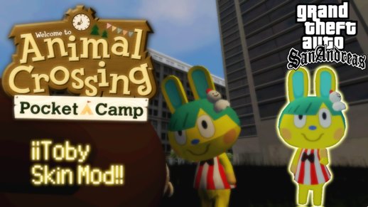 Animal Crossing Pocket Camp Toby Skin Mod