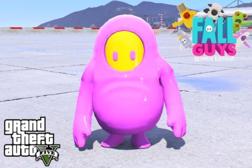 Fall Guy [ Add-On Ped ] (pink colour)