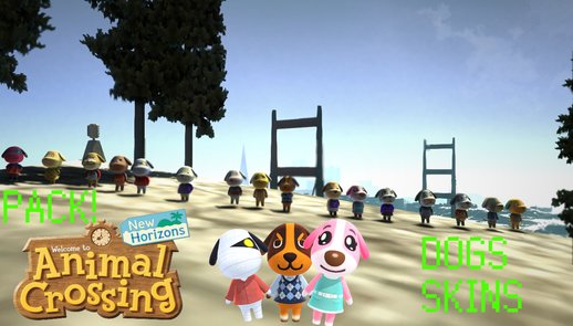 Animal Crossing Dogs Skin Pack