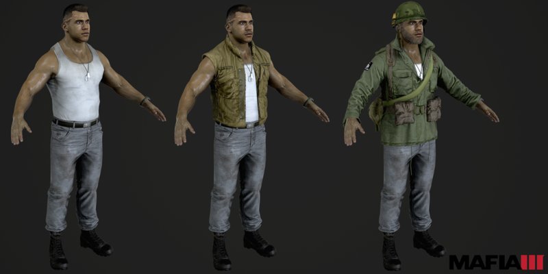 Download Lincoln Clay from Mafia 3 for GTA 5