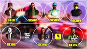 ONLINE SKINS #1 (GTA5) PARA GTA SA