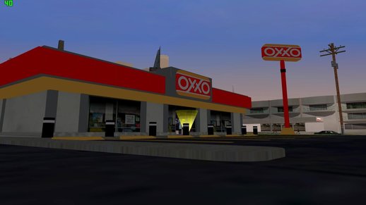 OXXO Mexican Store (Low Poly Accessible)