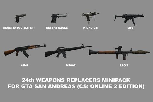 24th Weapons Replacers Minipack (CS:O2 Edition)