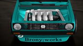 VW MK1 Brony Works Race Car