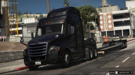 Freightliner Cascadia 2019 + Lowboy