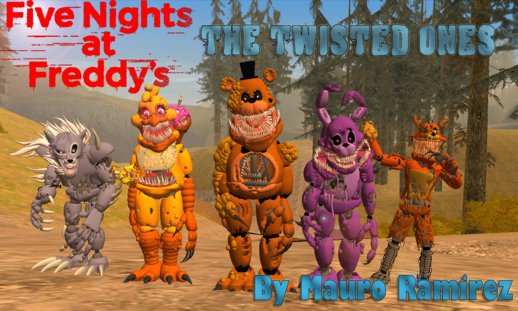 Five Nights at Freddy's The Twisted Ones Skin Pack