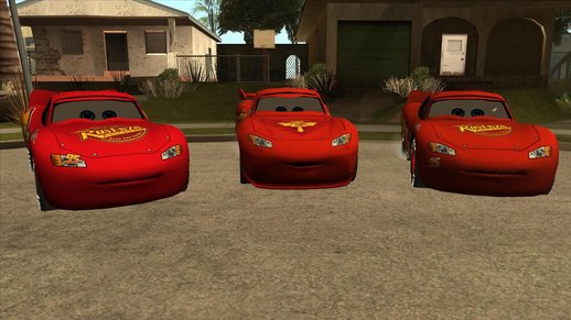 McQueen From Cars 1,2 and 3
