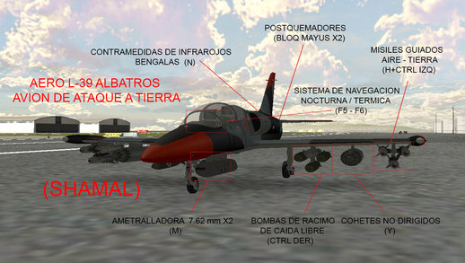 Aero L-39 (SHAMAL) Avion de ataque a tierra