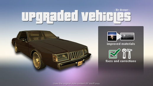 Upgraded Vehicles Pack 1.7