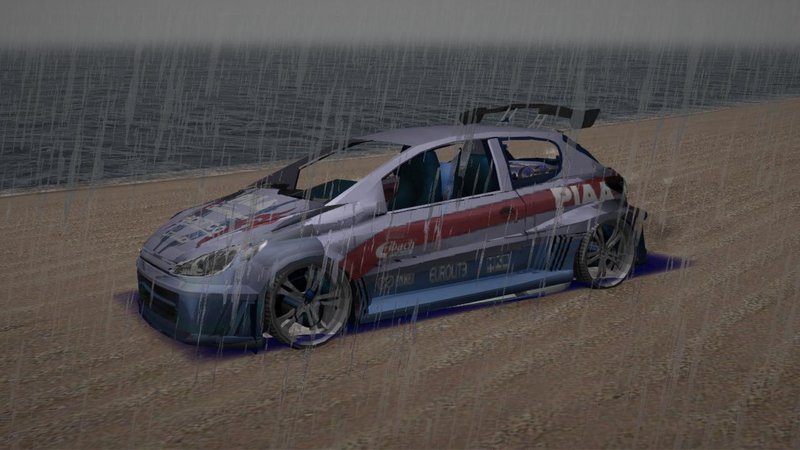 Gta San Andreas Peugeot 206 Tuning Need For Speed Underground Version 1 Mod Gtainside Com