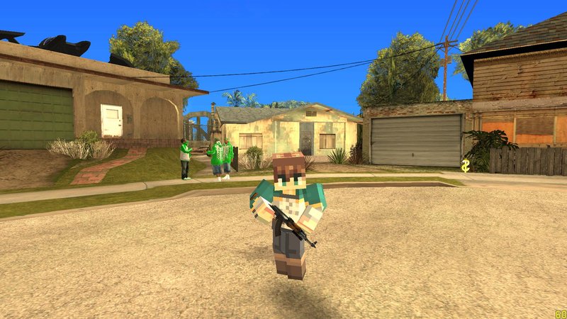 Minecraft Boy Skin 2 para GTA San Andreas