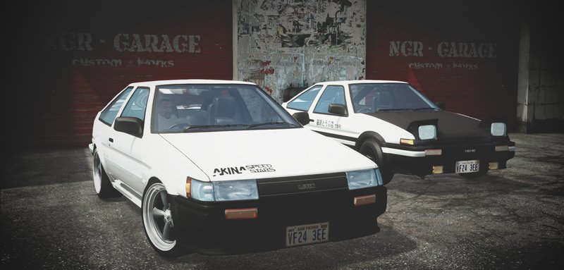 initial D AE86 [Grand Theft Auto: San Andreas] [Mods]