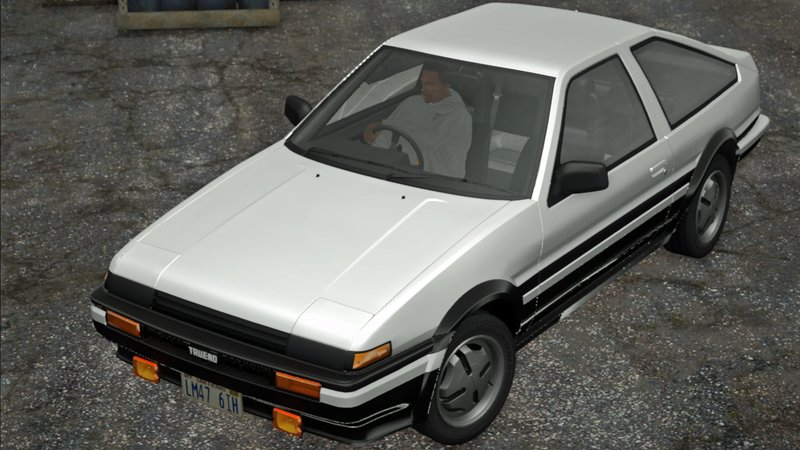 initial D AE86 [Grand Theft Auto: San Andreas] [Mods]