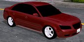 Hyundai Sonata Red Black