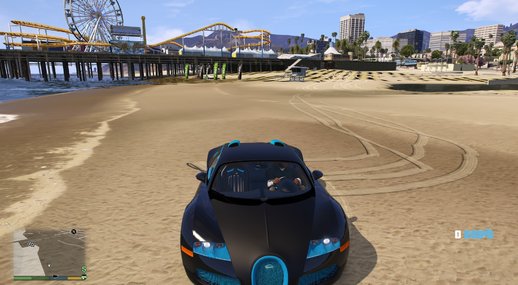 Buggati Veyron Blue Texture Pack