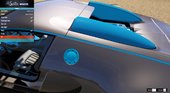 Buggati Veyron Blue Texture Pack