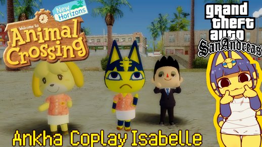 Animal Crossing New Horizons Ankha Cosplay Isabelle Mod