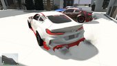 BMW M8 Mansaug RED texture Pack