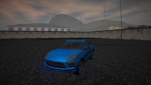 Porsche Macan Turbo BLUE