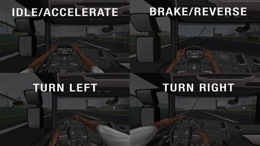 New Truck Driving Anim (Hands On The Wheel)