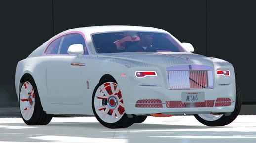 Rolls Royce - Wraith 19 Red N White N Black custom Texture