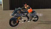 Suzuki Hayabusa 2015 Fat Tyre Drag Mod for Mobile