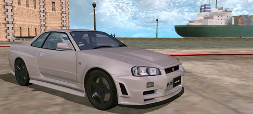 Nissan Skyline GTR R34 Nismo Z-Tune (SA lights) for mobile