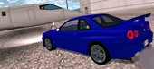 Nissan Skyline GTR R34 V-Spec II Nur (SA lights) for mobile