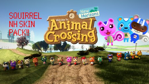 Animal Crossing Squirrels Skins Pack