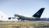 Livery Garuda Indonesia Boeing 747-400 PK-GSG ( Blue Old Livery )