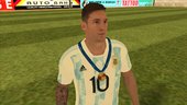 Lionel Messi Argentina T-Shirt and Medal 2021