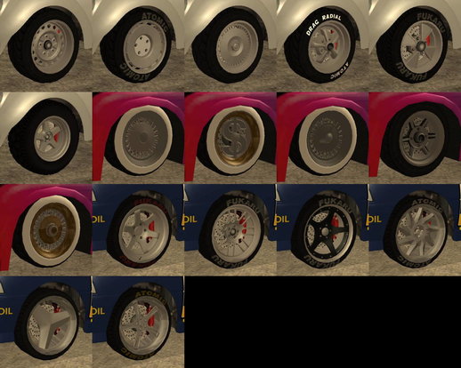 GTA V Wheels Pack vol.2