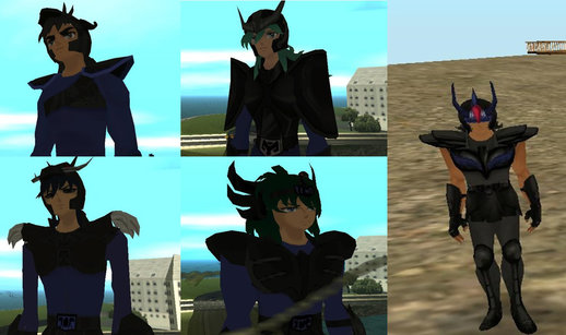 Black Saints Pack (Saint Seiya)