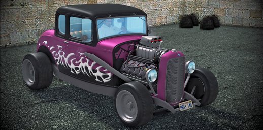 1932 Ford Model B DeLuxe 5W Coupe - Hot Rod