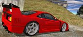 Ferrari F40 LM (remake) for mobile