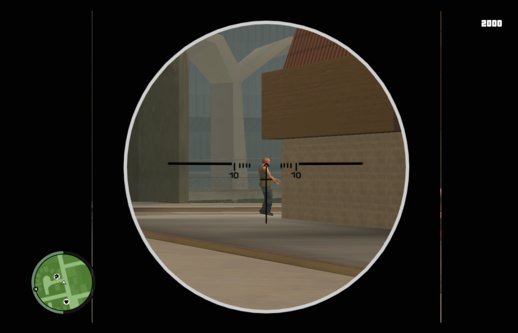 GTA IV Sniper crosshair for GTA IV Hud