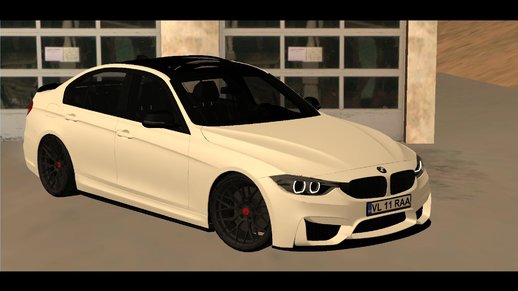 BMW F30 320d with M3 style bumpers